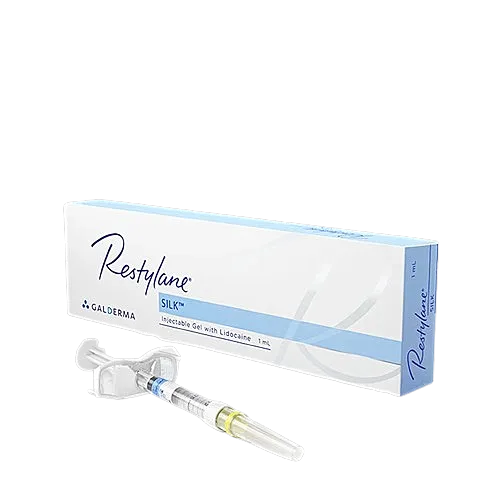 Restylane Silk injectable gel with lidocaine.