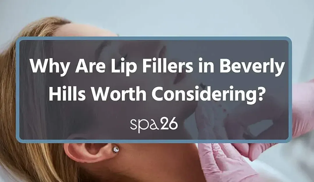 Lip filler consultation in Beverly Hills spa.
